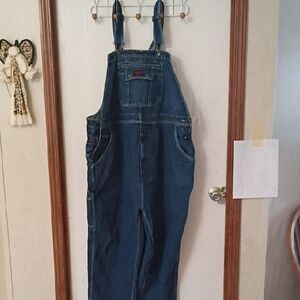 Five Brother Men's Deep Blue Denim Overalls